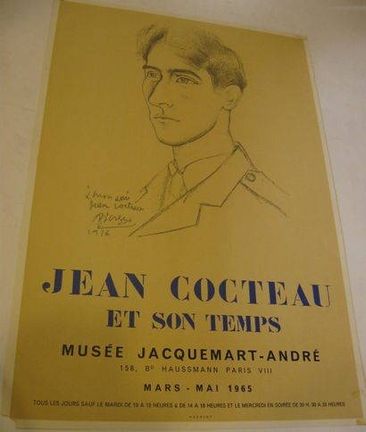 PICASSO Pablo, 1881-1973 Jean Cocteau et son temps, musée Jacquemart André, Paris,...