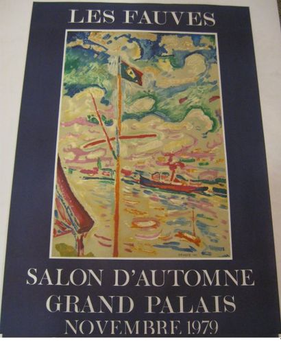 BRAQUE Georges, d'après Les Fauves, Salon d'Automne , Grand Palais, Paris 1979; Lithographie...