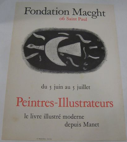 BRAQUE Georges, d'après Fondation Maeght, Peintres Illustrateurs, Circa 1960, Maeght...