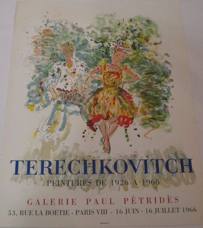 TERECHKOVITCH Constantin Andréevitch, 1902-1978 Galerie Paul Pétridès, Paris, 1966,...
