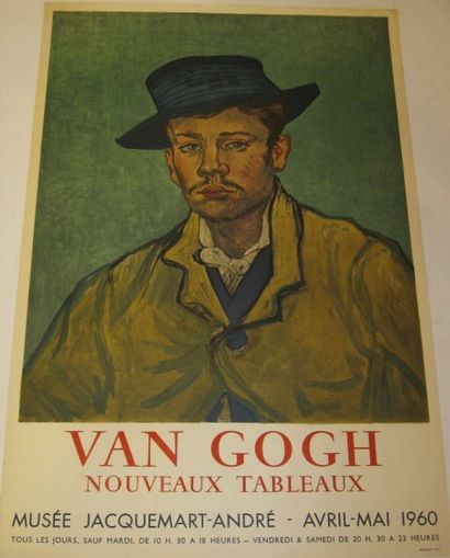VAN GOGH Vincent, d'après, Musée Jacquemart André, Nouveaux Tableaux, 1960, Lithographie...