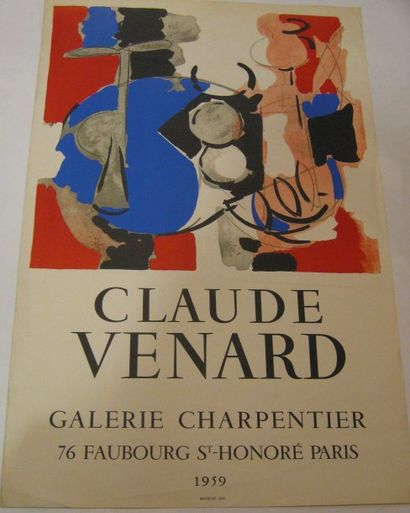 VENARD Claude, 1913-1999 Galerie Charpentier, Paris 1959, Lithographie Mourlot Imprimeur,...