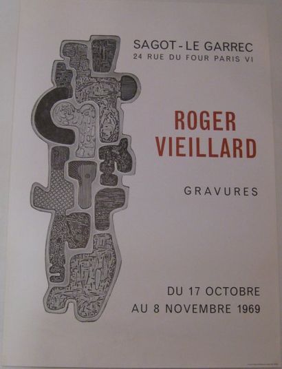 VIEILLARD Roger, 1907-1989 Sagot- Le Garrec, Gravures, Paris, 1969, Ateliers Rigal,...