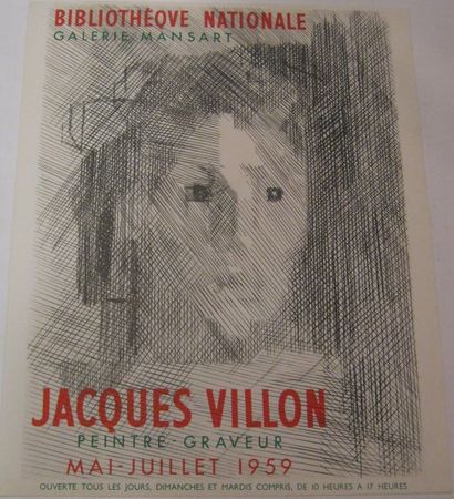 VILLON Jacques, 1875-1963 Bibliothèque nationale, Paris, 1959, 558 x 450 mm Etat...