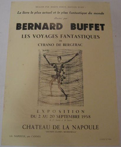 BUFFET Bernard, 1928-1999 Les voyages fantastiques de Cyrano de Bergerac, Château...
