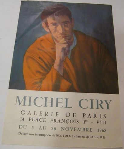 CIRY Michel , né en 1919 Galerie de Paris, Paris, 1968, 686 x 465 mm. Etat B.