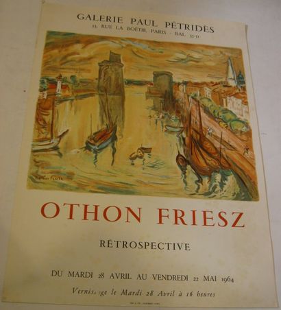 FRIESZ Emile Othon, 1879-1949 Rétrospective, Galerie Paul Pétridès, Paris 1964, lithographie...