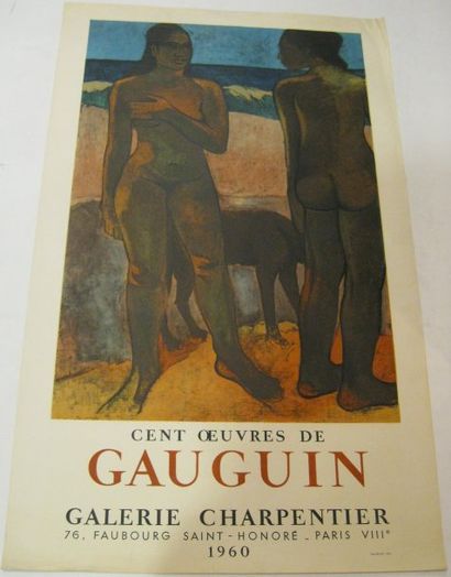 GAUGUIN Paul, d'après Cent oeuvres de Gauguin, Galerie Charpentier, Paris, 1960,...