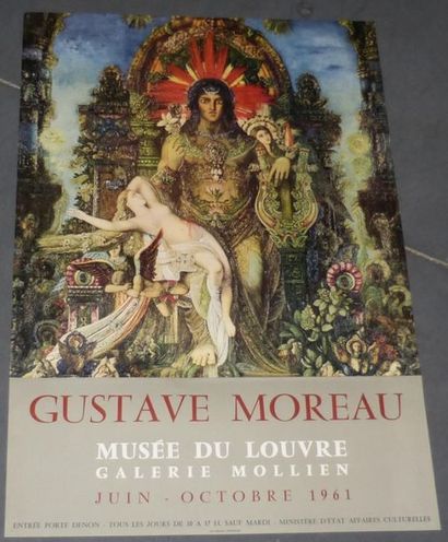 Gustave MOREAU Affiche d'exposition 