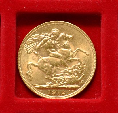 null Une pièce en or, Souverain, Angleterre.
Roi Georges V.
Année: 1912