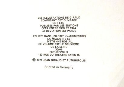 null Giraud -
 Très beau tirage grand format 30 x 40 cm. 
broché 
Editions Futuropolis....