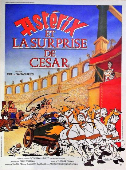 null Affiche de Cinéma - Astérix et la Surprise de César (1971) film d'animation...