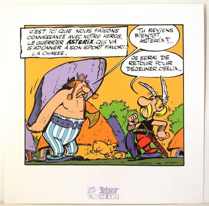 Uderzo 
- Sérigraphie Astérix 40 ans - Astérix...
