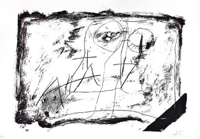 null Antoni Tapies (1923-2012)
Llambrec 11, 1975
Lithographie signée et justifiée...