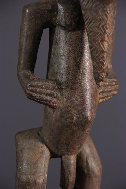 null Kusu fetish statue, DRC
Traditional African statuette, incarnating a clan ancestor...