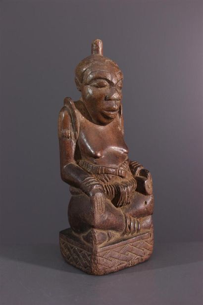 null Ndop Bushoong Kuba effigy, DRC
Embodiment of the king in African Kuba sculpture....