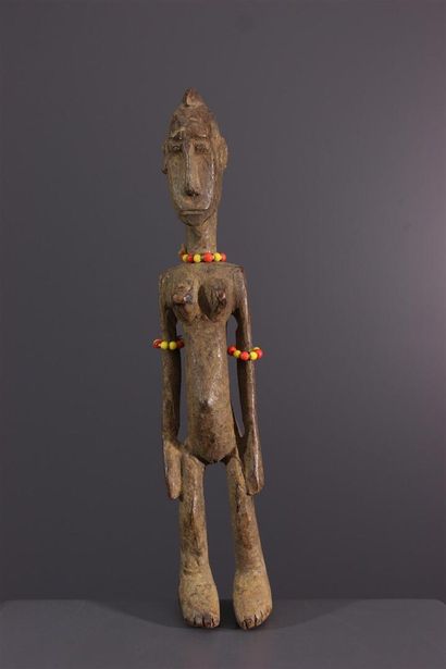 null Bambara female figure, Mali
Reduced version of the sculpture known as "petite...