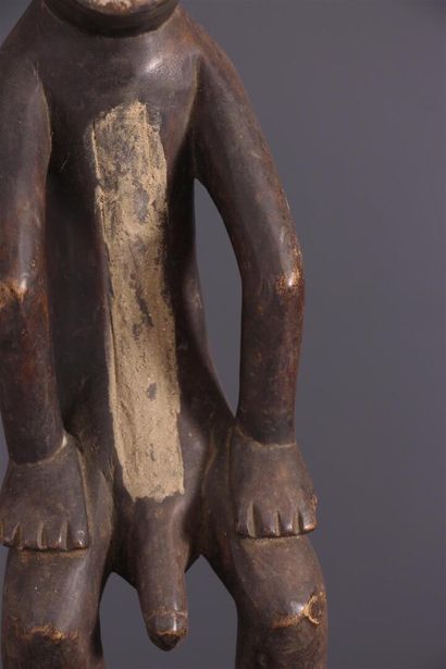 null Ofika Mbole statue, DRC.Carved according to traditional Mbole conventions, this...