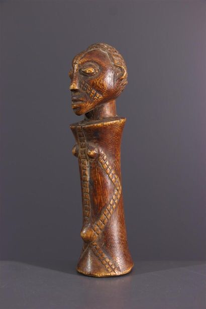 null Tabwa Mpundu fetish doll, DRC ex-Zaire
Used by the female initiation society,...