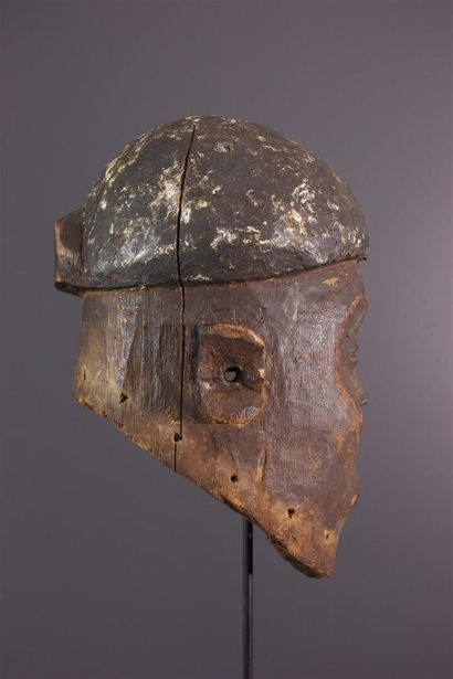 null Lwena Luena crest mask, Angola
This African mask featuring the face of a young...