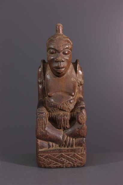 null Ndop Bushoong Kuba effigy, DRC
Embodiment of the king in African Kuba sculpture....