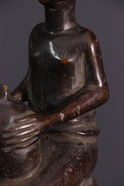 null Female Shoowa Bushoong figure, DRC
This Shoowa statuette is a naturalistic figure...