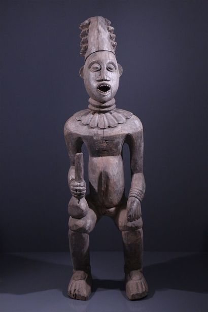 null Large Bangwa Lefem statue, Cameroon
The Bangwa's reputation in African art stems...