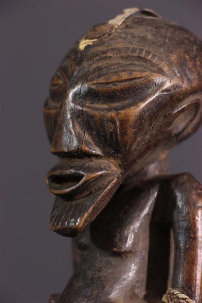 null Songye statuette, DRC
Traditional fetishes in African Songye art. 
This Songye...