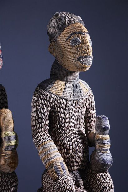 null Pair of large Bangwa beaded statues, Cameroon
The reputation of Bangwa art in...