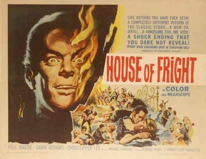 Mario Bava House of fright. Affiche américaine de film. H: 56 cm x L: 71 cm. Année...