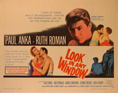 William Alland Look in any window. Affiche américaine de film. H: 56 cm x L: 71 cm....