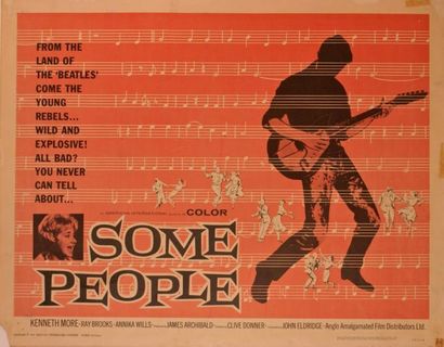 Clive Donner Some People. Affiche américaine de film. H: 56 cm x L: 71 cm. Année...