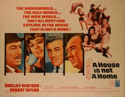 Russell Rouse A house is not a home. Affiche américaine de film. H: 56 cm x L: 71...