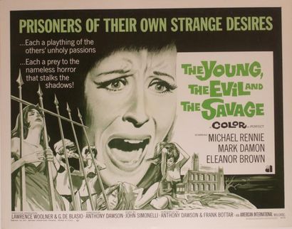 Antonio Margheriti The Young, the evil and the savage. Affiche américaine de film....