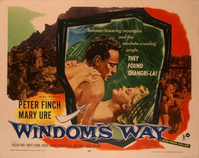 Ronald Neame Windom's way. Affiche américaine de film. H: 56 cm x L: 71 cm. Année...