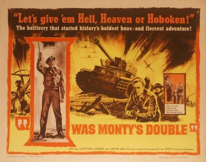 John Guillermin I was Monty's double. Affiche américaine de film. H: 56 cm x L: 71...
