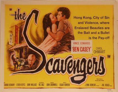John Cromwell The Scavengers. Affiche américaine de film. H: 56 cm x L: 71 cm. Année...
