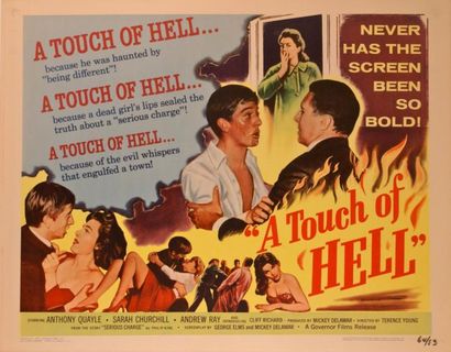 Terence Young A touch of hell. Affiche américaine de film. H: 56 cm x L: 71 cm. Année...