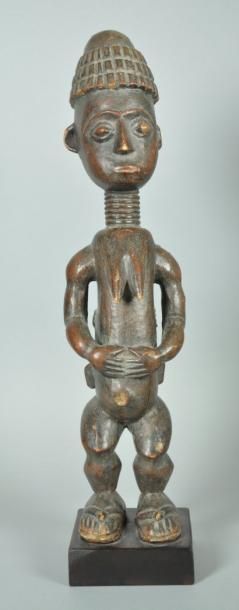 KOULANGO, Côte d'Ivoire Statue H: 58.00 cm...