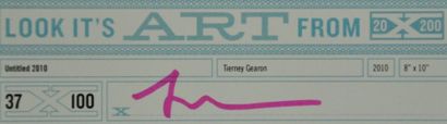 Tierney GEARON (Née en 1963) Untitled 2010. Photographie. H: 18 cm x L: 22 cm. Signée...