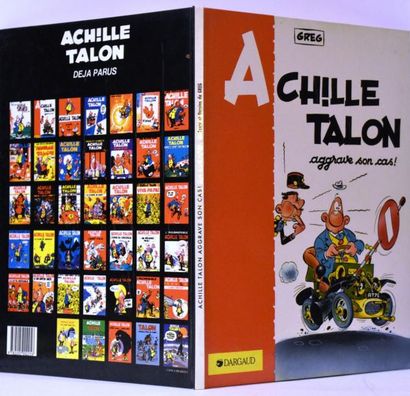 null MICHEL GREG - ACHILLE TALON - DEDICACE - T2 réédition 1989 bon état (trace de...