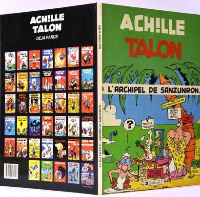 null MICHEL GREG - ACHILLE TALON - DEDICACE - T37 Réédition 1990 bon état (trace...