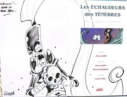 null Alary/Mandico - Dédicace - Les Echaudeurs des Ténèbres T1 EO cartonnée Soleil...