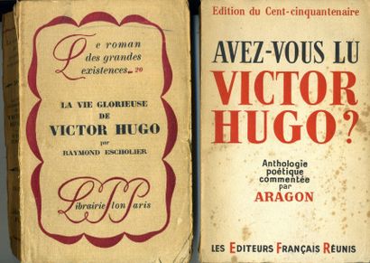  VICTOR HUGO : 4 ouvrages :

Raymond Escholier LA VIE GLORIEUSE DE VICTOR HUGO, Plon... Gazette Drouot