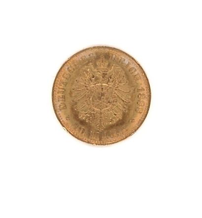 null Une pièce de 10 Mark or, 1888 (frottée, usée)

Poids: 3,99 g