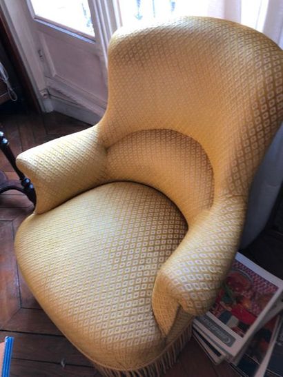 null Fauteuil crapaud en tissu jaune

Epoque Napoléon III