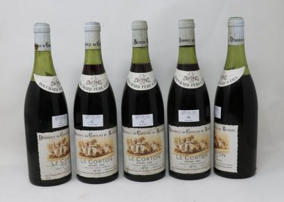 null 5 bouteille, Corton Grand Cru rouge, 1978, Bouchard père et fils (2 x bas goulot,...