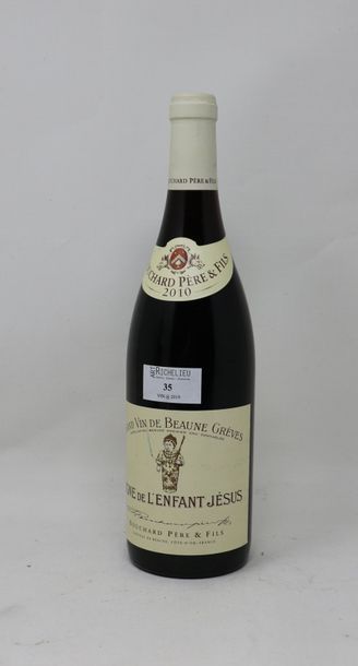 null 1 bouteille, Beaune Grève Vigne de l'enfant Jesus 1er Cru, 2010, Bouchard père...