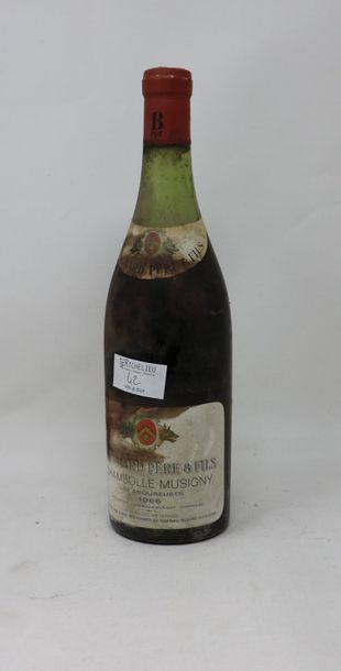 null 1 bouteille, Chambolle-Musigny 1er Cru "Les amoureuses", 1966, Bouchard père...