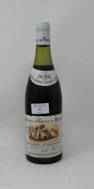 null 1 bouteille, Chambolle-Musigny 1er Cru, 1979, Bouchard père et fils (bas go...